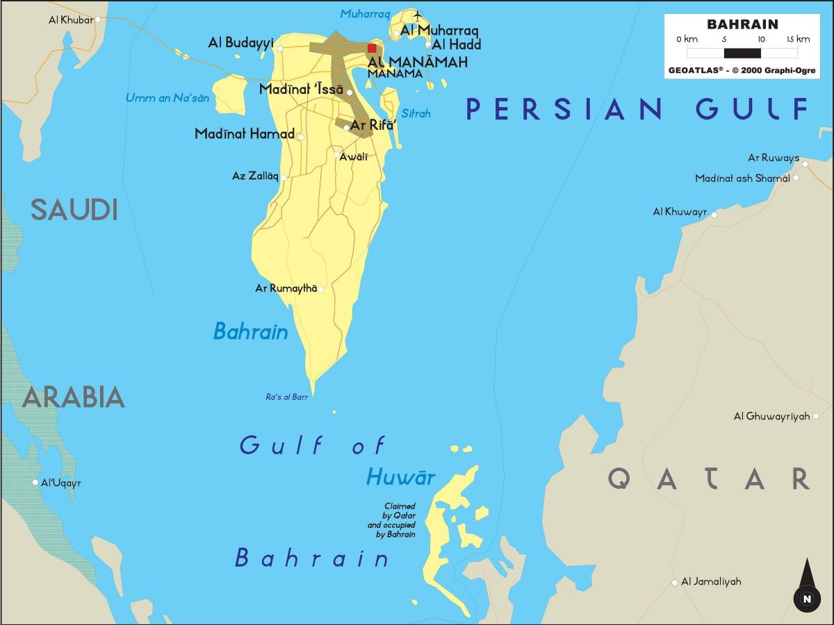 के नक्शे ऑफ़लाइन बहरीन
