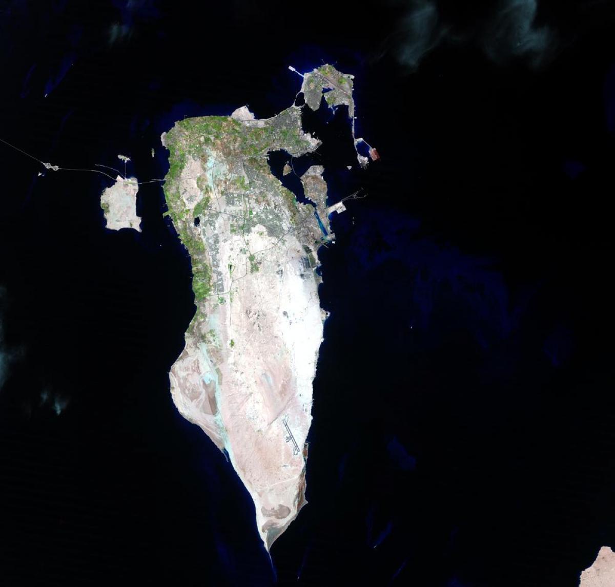 मानचित्र के उपग्रह बहरीन