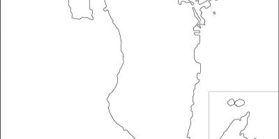 नक्शा बहरीन के नक्शे रूपरेखा