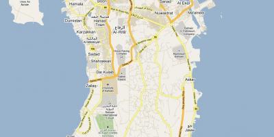मानचित्र की सड़क के नक्शे, बहरीन