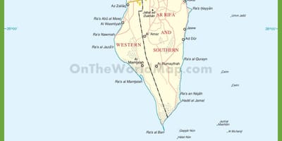 बहरीन के शहरों के नक्शे