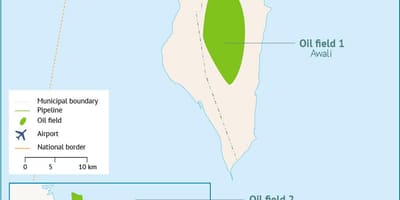बहरीन हवाई अड्डे के टर्मिनल का नक्शा